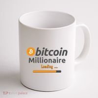 Bitcoin Millionaire Loading, Funny Bitcoin, Cryptocurrency, Bitcoin Crypto Coffee Mug thumb 1