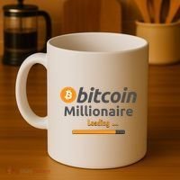 Bitcoin Millionaire Loading, Funny Bitcoin, Cryptocurrency, Bitcoin Crypto Coffee Mug thumb 4