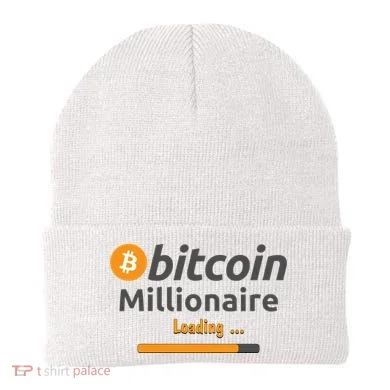 Bitcoin Millionaire Loading, Funny Bitcoin, Cryptocurrency, Bitcoin Crypto Beanie