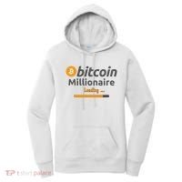 Bitcoin Millionaire Loading, Funny Bitcoin, Cryptocurrency, Bitcoin Crypto Women's Hoodie thumb 0