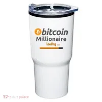Bitcoin Millionaire Loading, Funny Bitcoin, Cryptocurrency, Bitcoin Crypto Tumbler thumb 0