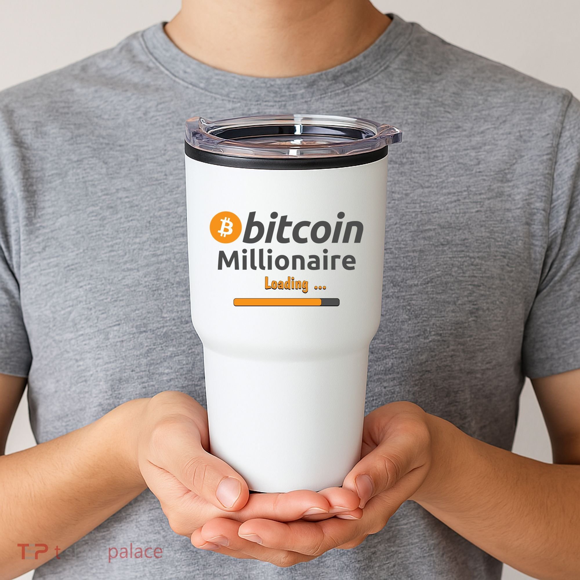 Bitcoin Millionaire Loading, Funny Bitcoin, Cryptocurrency, Bitcoin Crypto Tumbler