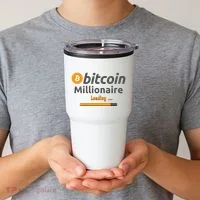 Bitcoin Millionaire Loading, Funny Bitcoin, Cryptocurrency, Bitcoin Crypto Tumbler thumb 2