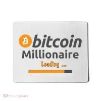 Bitcoin Millionaire Loading, Funny Bitcoin, Cryptocurrency, Bitcoin Crypto Mousepad thumb 0