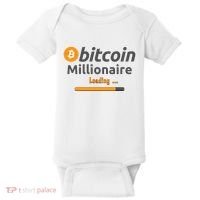 Bitcoin Millionaire Loading, Funny Bitcoin, Cryptocurrency, Bitcoin Crypto Baby Bodysuit thumb 0