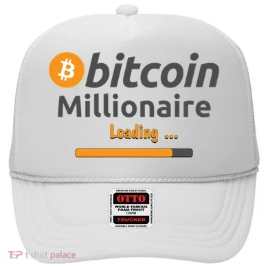 Bitcoin Millionaire Loading, Funny Bitcoin, Cryptocurrency, Bitcoin Crypto Hat