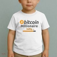 Bitcoin Millionaire Loading, Funny Bitcoin, Cryptocurrency, Bitcoin Crypto Toddler T-Shirt thumb 2