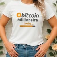 Bitcoin Millionaire Loading, Funny Bitcoin, Cryptocurrency, Bitcoin Crypto Women's T-Shirt thumb 2
