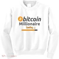 Bitcoin Millionaire Loading, Funny Bitcoin, Cryptocurrency, Bitcoin Crypto Kids Sweatshirt thumb 0