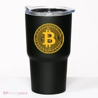 Bitcoin Matrix Logo Cryptocurrency Tumbler thumb 0
