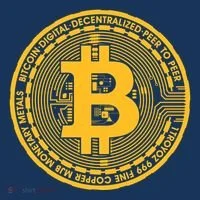 Bitcoin Matrix Logo Cryptocurrency Doggie Tank thumb 4