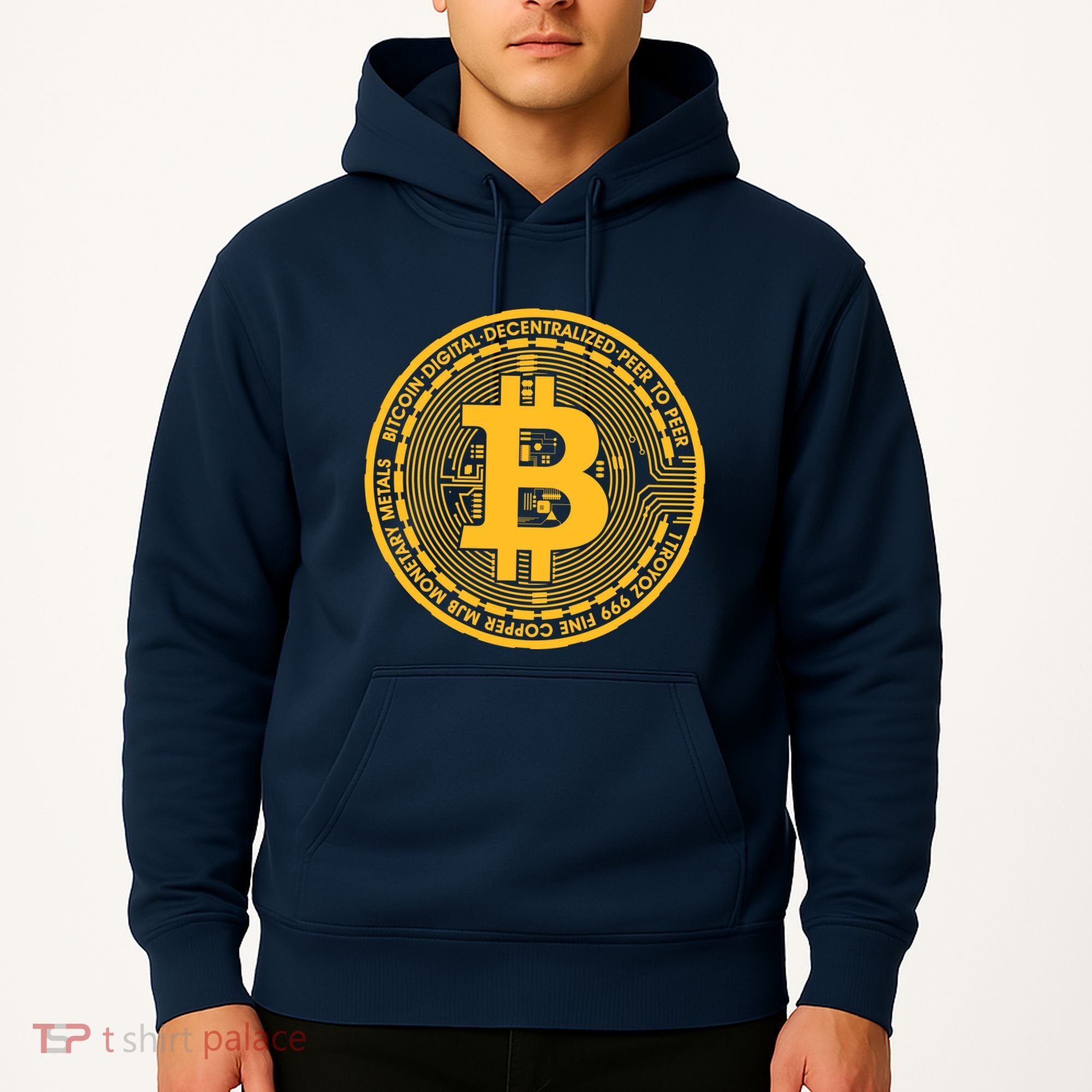 Bitcoin Matrix Logo Cryptocurrency Hoodie