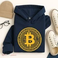 Bitcoin Matrix Logo Cryptocurrency Hoodie thumb 4