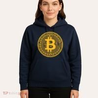Bitcoin Matrix Logo Cryptocurrency Hoodie thumb 5