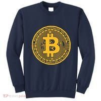 Bitcoin Matrix Logo Cryptocurrency Sweatshirt thumb 0