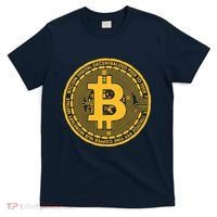 Bitcoin Matrix Logo Cryptocurrency T-Shirt thumb 0
