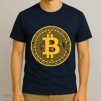 Bitcoin Matrix Logo Cryptocurrency T-Shirt thumb 3