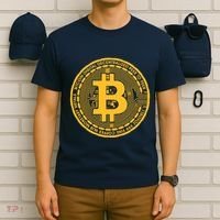 Bitcoin Matrix Logo Cryptocurrency T-Shirt thumb 6