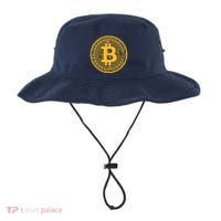 Bitcoin Matrix Logo Cryptocurrency Bucket Hat thumb 0