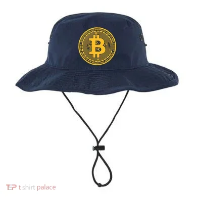 Bitcoin Matrix Logo Cryptocurrency Bucket Hat