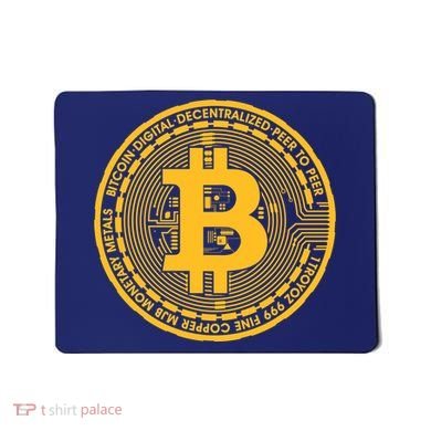 Bitcoin Matrix Logo Cryptocurrency Mousepad