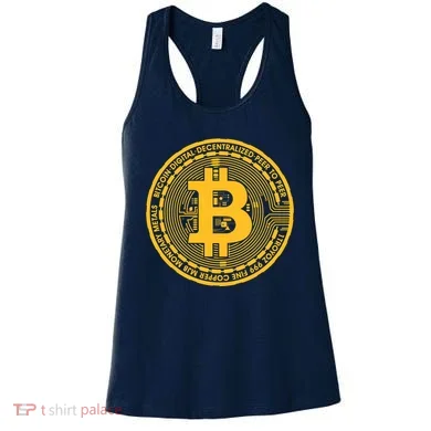 Bitcoin Matrix Logo Cryptocurrency Women's Tank Top