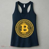 Bitcoin Matrix Logo Cryptocurrency Women's Tank Top thumb 3