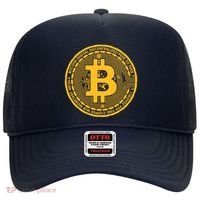 Bitcoin Matrix Logo Cryptocurrency Hat thumb 0