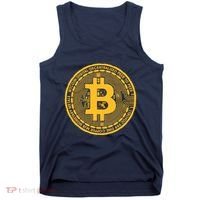 Bitcoin Matrix Logo Cryptocurrency Tank Top thumb 0