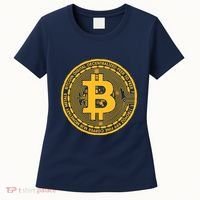 Bitcoin Matrix Logo Cryptocurrency Women's T-Shirt thumb 0