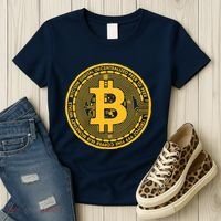 Bitcoin Matrix Logo Cryptocurrency Women's T-Shirt thumb 3