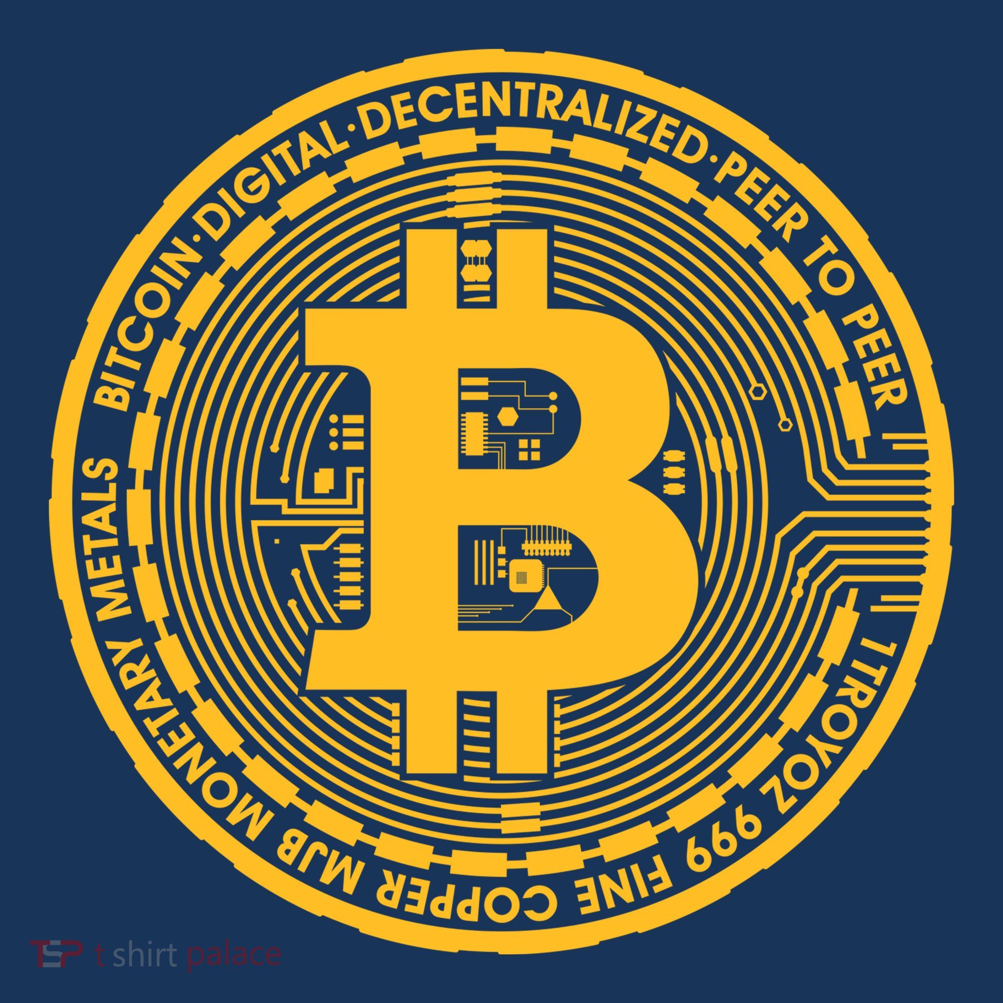 Bitcoin Matrix Logo Cryptocurrency Kids T-Shirt