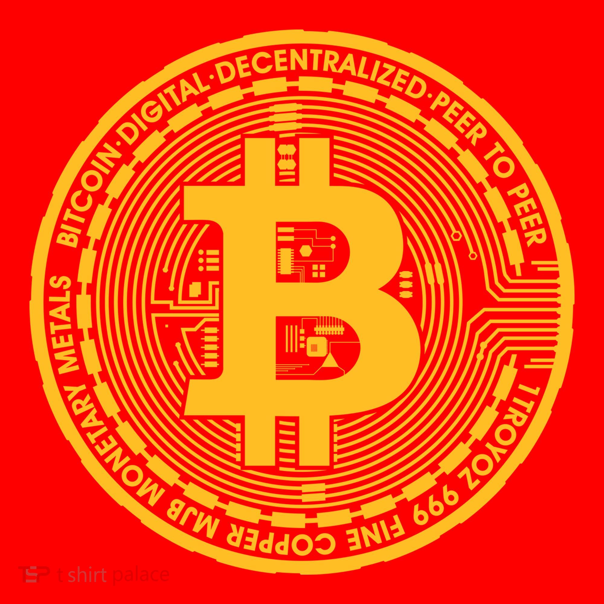 Bitcoin Matrix Logo Cryptocurrency Santa Hat