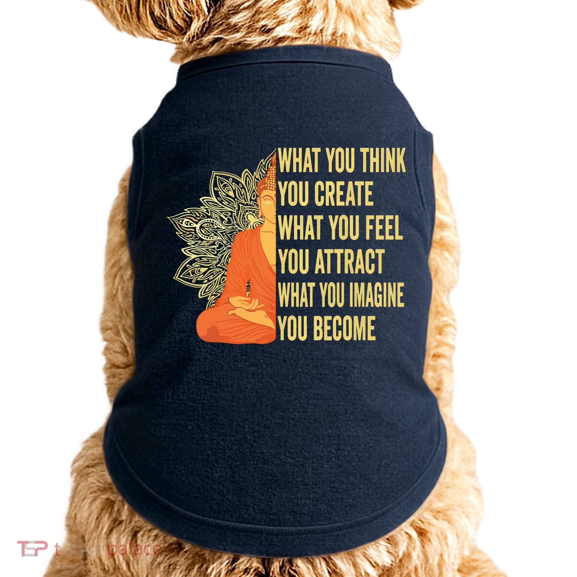 Buddha Meditation Law Of Attraction Doggie Tank