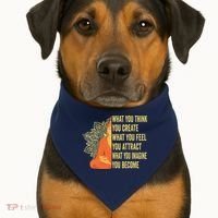 Buddha Meditation Law Of Attraction USA-Made Doggie Bandana thumb 1