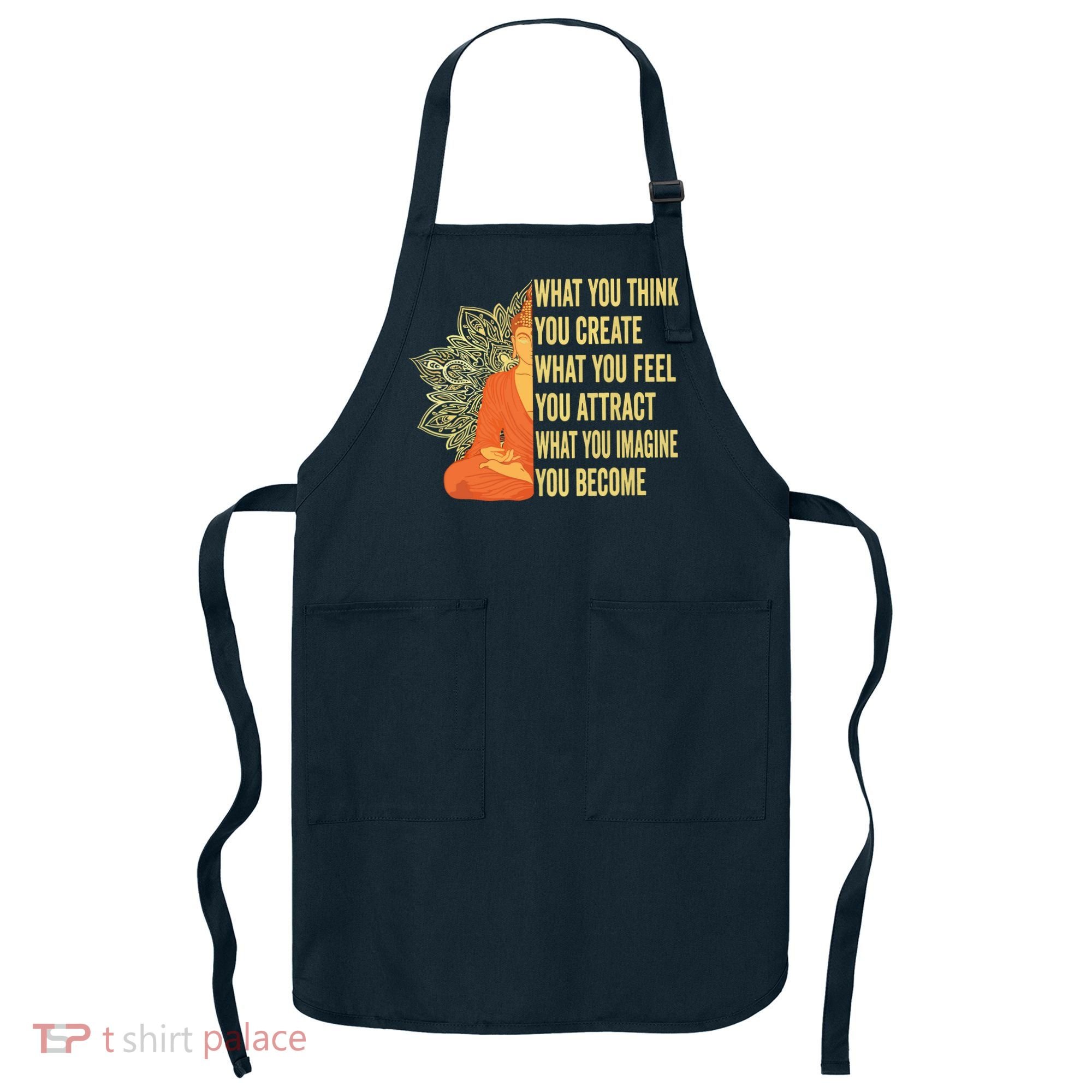 Buddha Meditation Law Of Attraction Apron