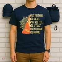 Buddha Meditation Law Of Attraction T-Shirt thumb 6