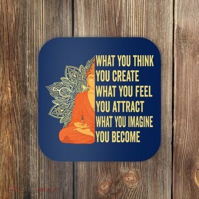 Buddha Meditation Law Of Attraction Coaster