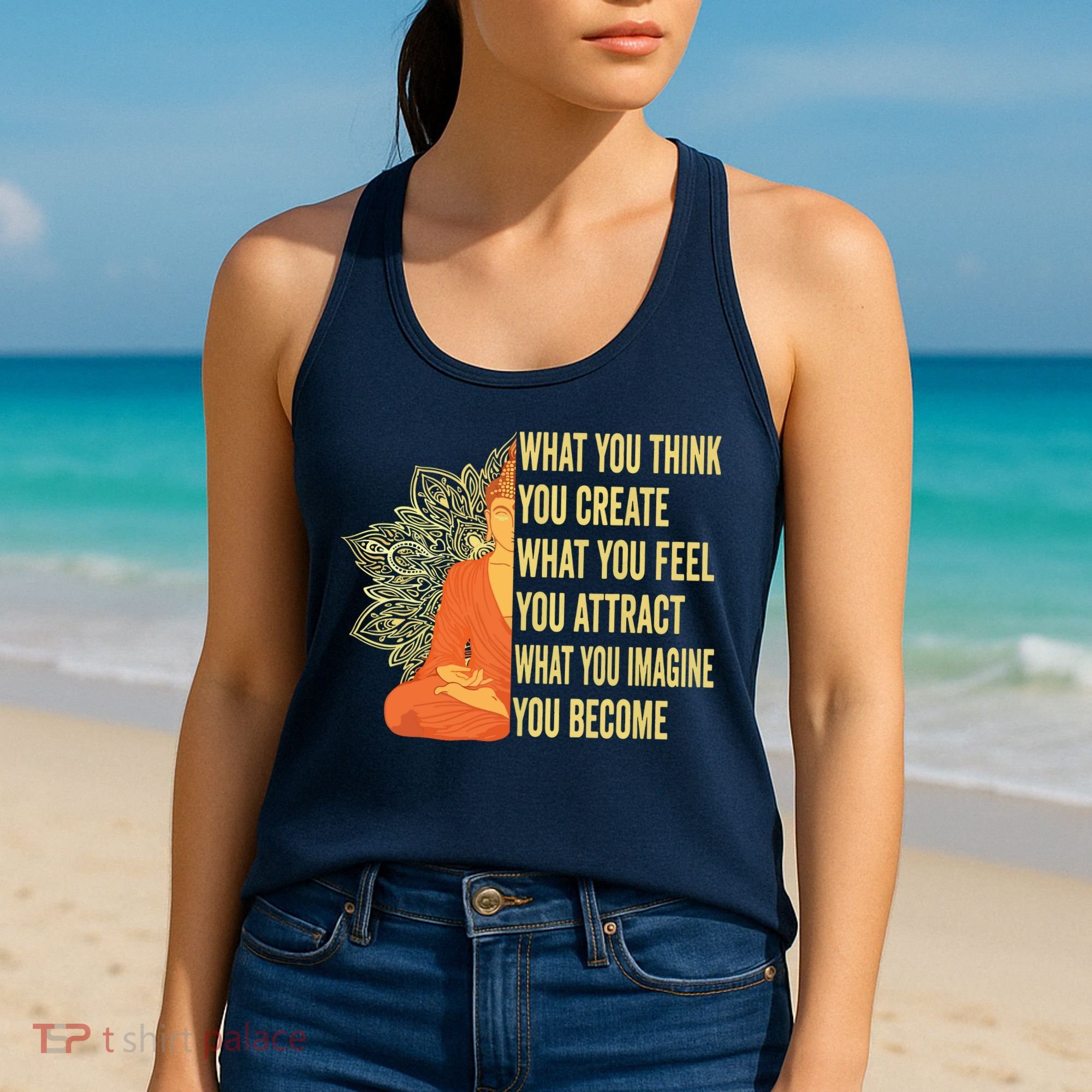 Buddha Meditation Law Of Attraction Women's Tank Top