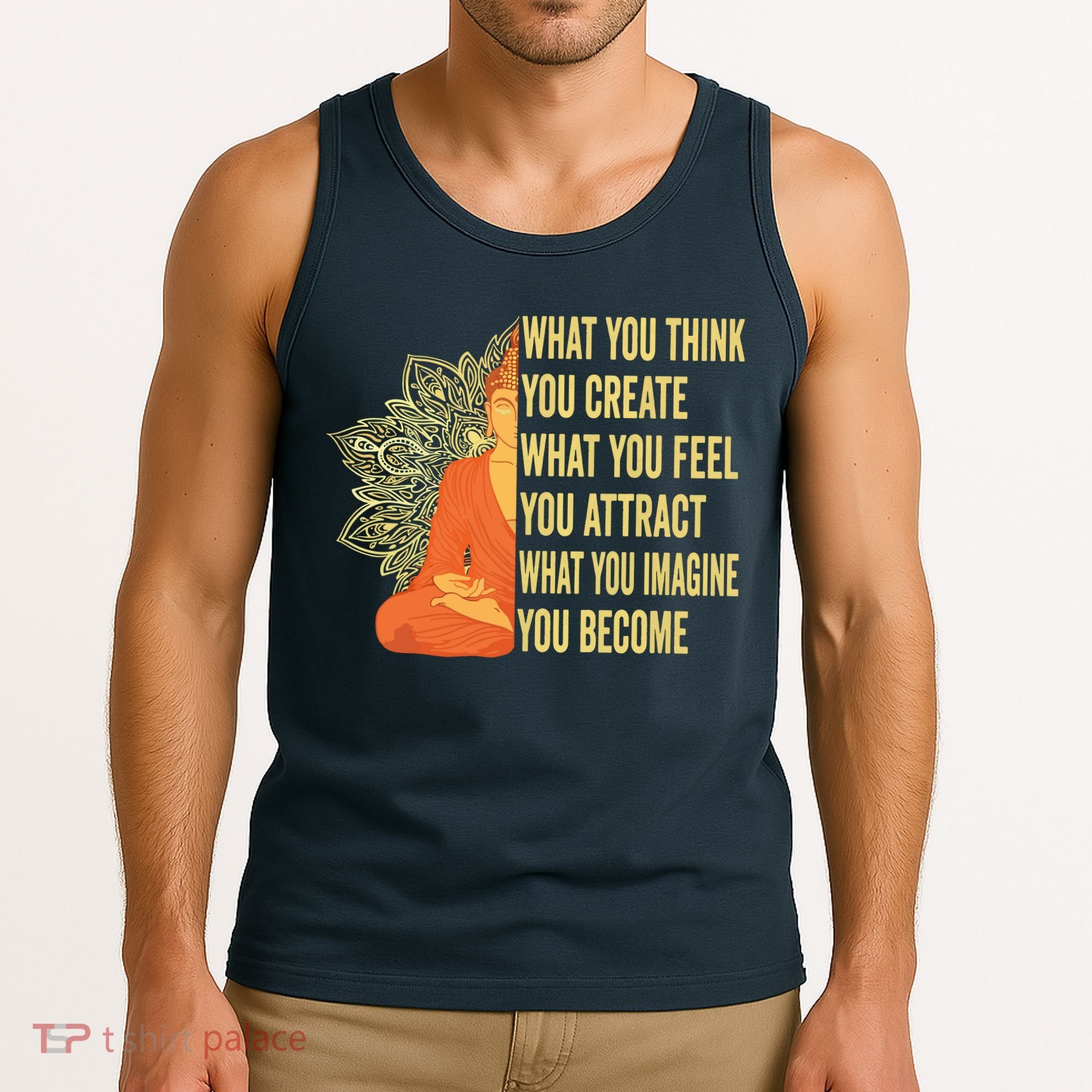 Buddha Meditation Law Of Attraction Tank Top