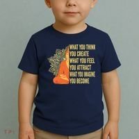 Buddha Meditation Law Of Attraction Toddler T-Shirt thumb 2