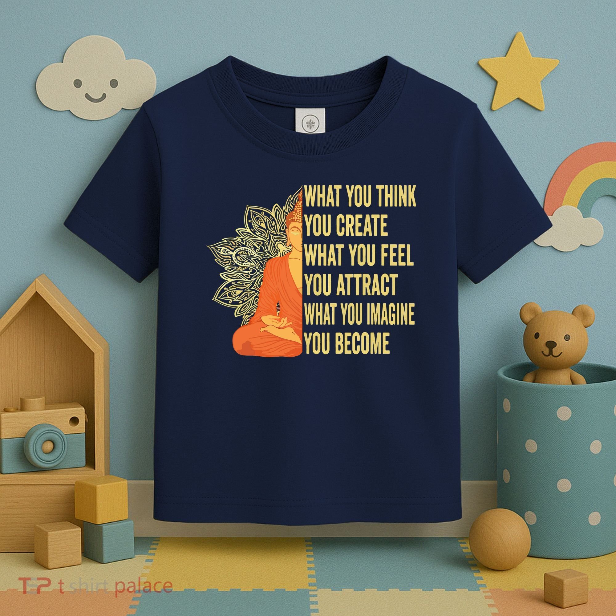 Buddha Meditation Law Of Attraction Toddler T-Shirt