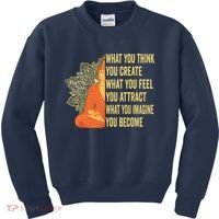 Buddha Meditation Law Of Attraction Kids Sweatshirt thumb 0