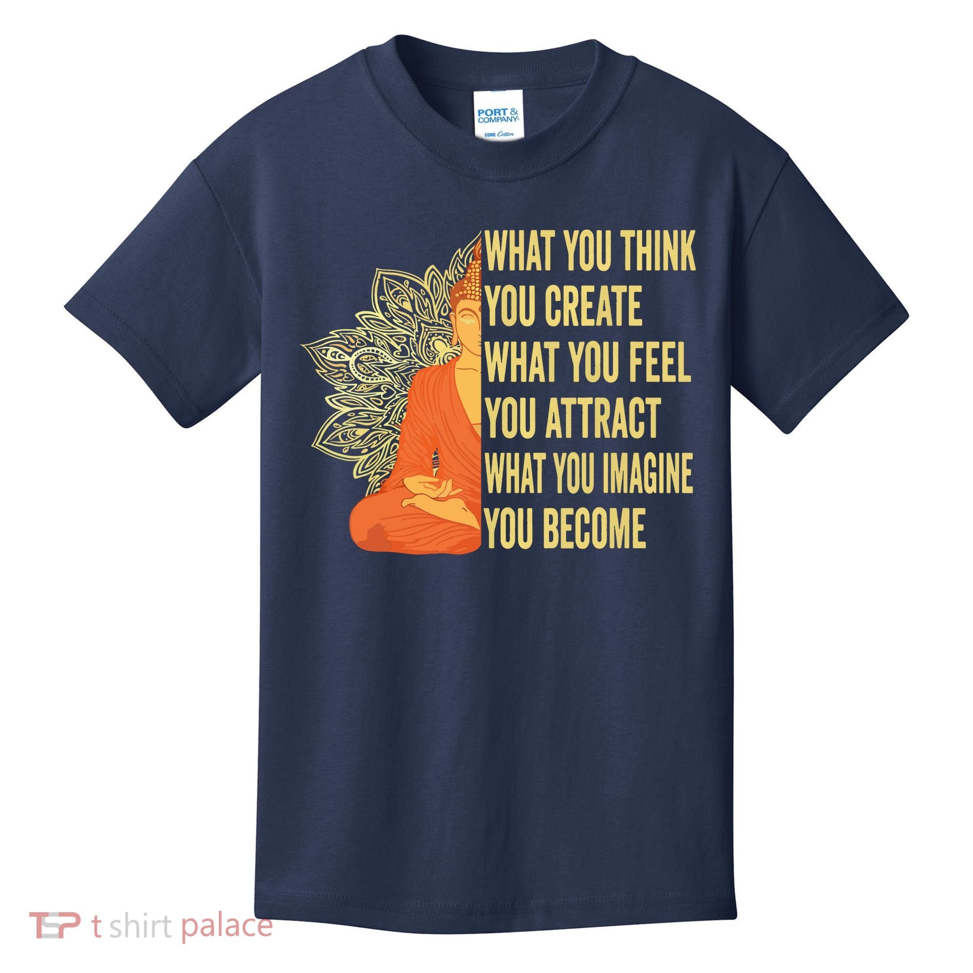 Buddha Meditation Law Of Attraction Kids T-Shirt