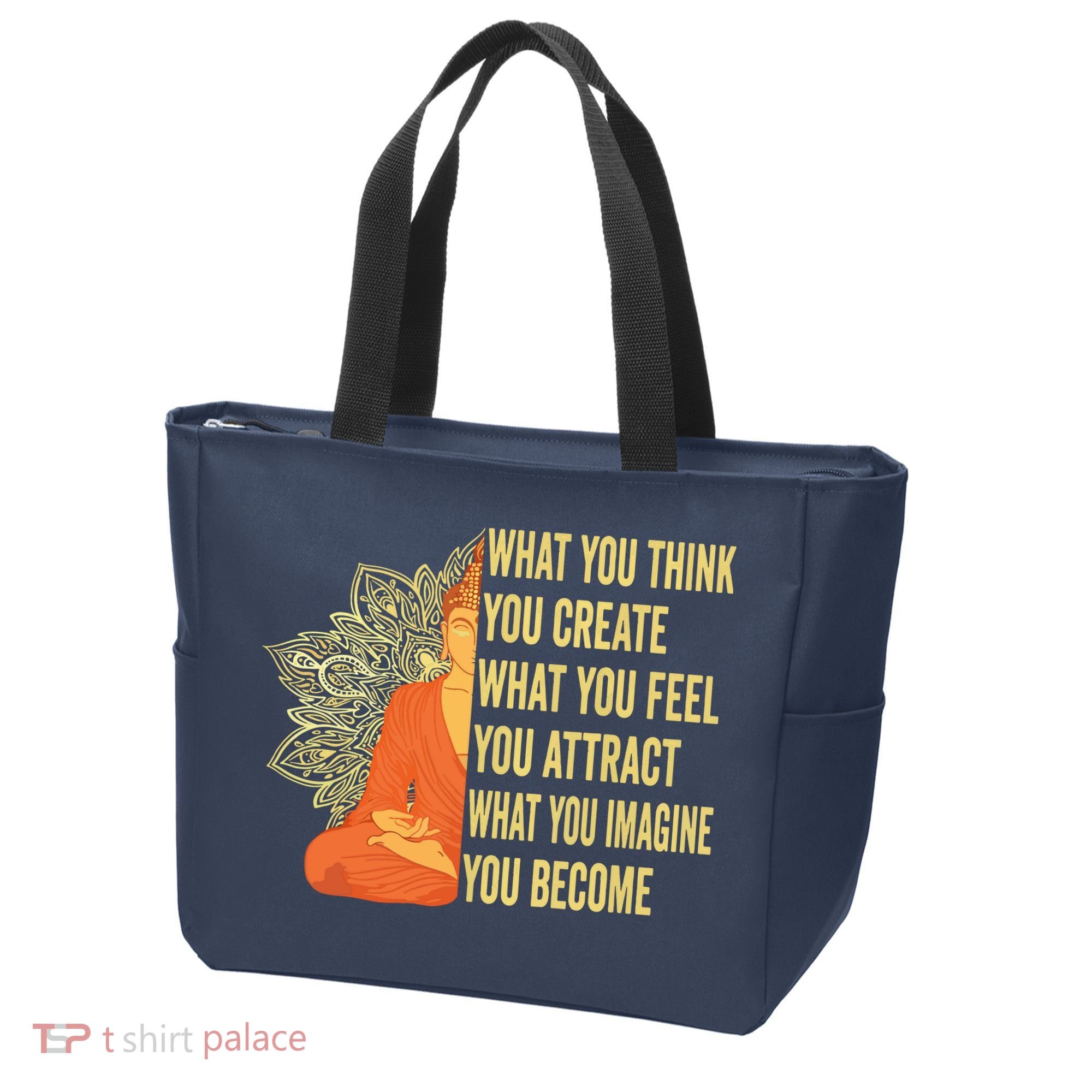 Buddha Meditation Law Of Attraction Tote Bag