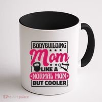 Bodybuilding Mom Like A Normal Mom Bodybuilding Mommy Gift Coffee Mug thumb 1