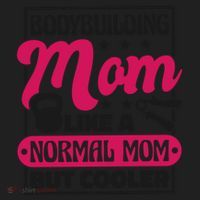 Bodybuilding Mom Like A Normal Mom Bodybuilding Mommy Gift Beanie thumb 2