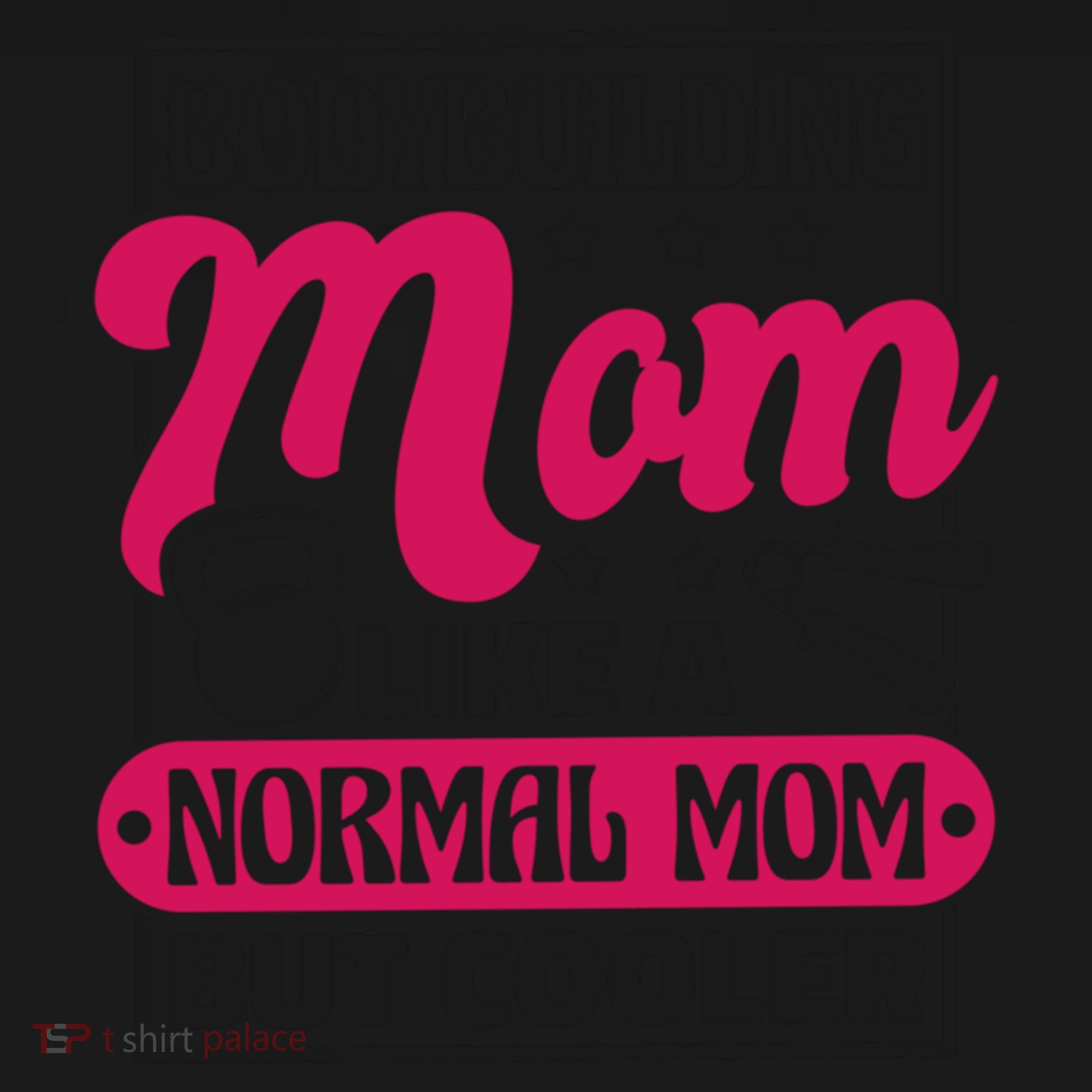 Bodybuilding Mom Like A Normal Mom Bodybuilding Mommy Gift Women's Hoodie
