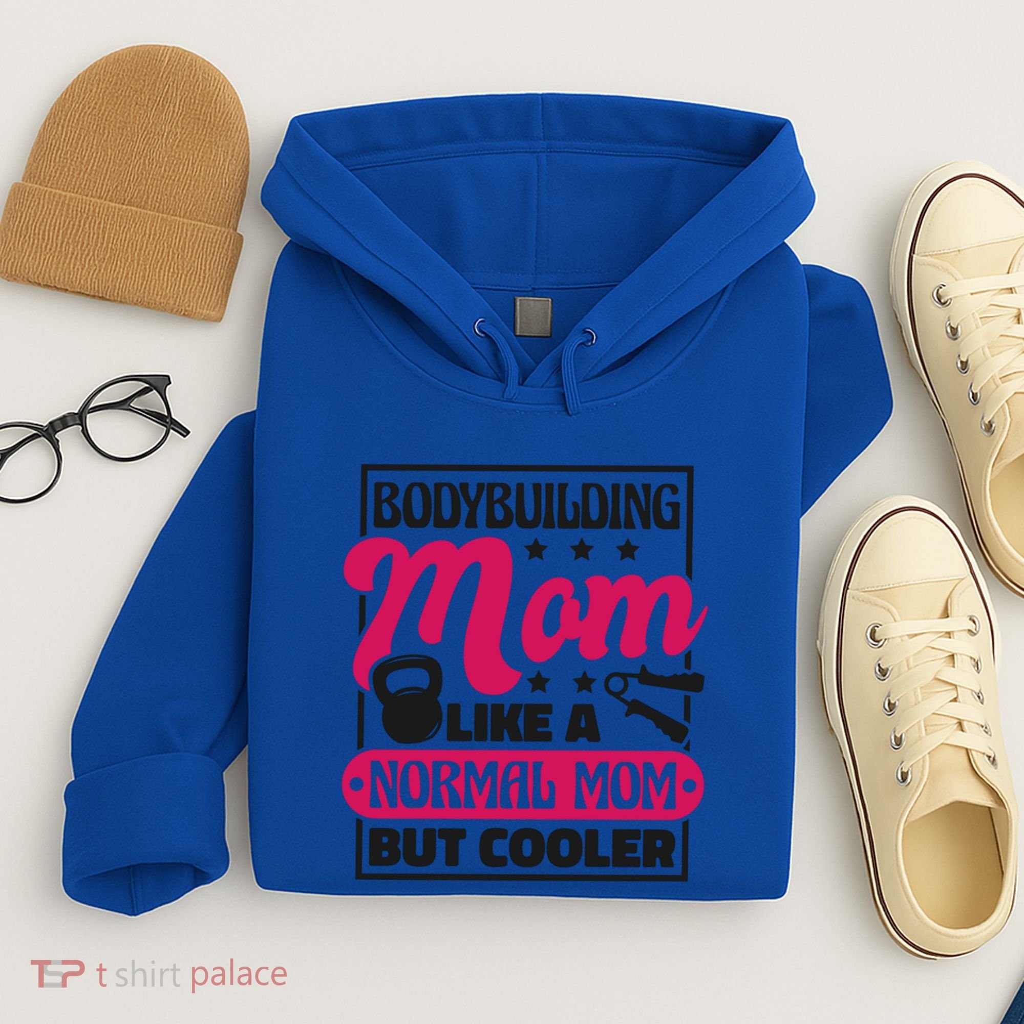 Bodybuilding Mom Like A Normal Mom Bodybuilding Mommy Gift Hoodie