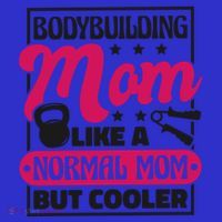 Bodybuilding Mom Like A Normal Mom Bodybuilding Mommy Gift Baby Bodysuit thumb 2